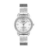 Buy Shop Coach Delancey White Dial Silver Steel Strap Watch for Women - 14502353 USA Online