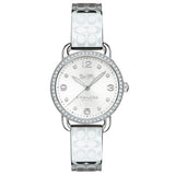 Buy Shop Coach Delancey White Dial Silver Steel Strap Watch for Women - 14502353 USA Online