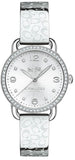 Buy Shop Coach Delancey White Dial Silver Steel Strap Watch for Women - 14502353 USA Online