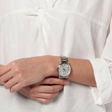 Buy Shop Coach Delancey White Dial Silver Steel Strap Watch for Women - 14502495 USA Online