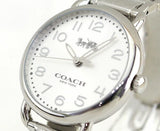 Buy Shop Coach Delancey White Dial Silver Steel Strap Watch for Women - 14502495 USA Online