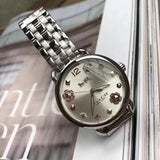 Buy Shop Coach Delancey White Dial Silver Steel Strap Watch for Women - 14502810 USA Online
