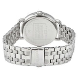 Buy Shop Coach Delancey White Dial Stainless Steel Watch For Women - 14502810 USA Online