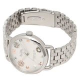 Buy Shop Coach Delancey White Dial Stainless Steel Watch For Women - 14502810 USA Online