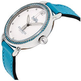 Buy Shop Coach Delancey White Dial Turquoise Leather Strap Watch for Women - 14502884 USA Online