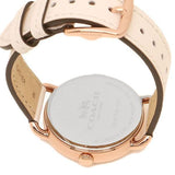 Buy Shop Coach Delancey White Dial White Leather Strap Watch for Women - 14502716 USA Online