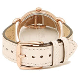 Buy Shop Coach Delancey White Dial White Leather Strap Watch for Women - 14502716 USA Online