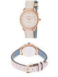 Buy Shop Coach Delancey White Dial White Leather Strap Watch for Women - 14502790 USA Online
