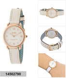 Buy Shop Coach Delancey White Dial White Leather Strap Watch for Women - 14502790 USA Online