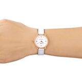 Buy Shop Coach Delancey White Dial White Leather Strap Watch for Women - 14502790 USA Online