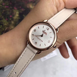 Buy Shop Coach Delancey White Dial White Leather Strap Watch for Women - 14502790 USA Online