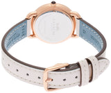 Buy Shop Coach Delancey White Dial White Leather Strap Watch for Women - 14502790 USA Online