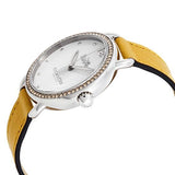 Buy Shop Coach Delancey White Dial Yellow Leather Strap Watch for Women - 14502882 USA Online