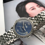 Buy Shop Coach Glitz Blue Dial Silver Steel Strap Watch for Women - 14502693 USA Online