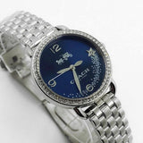 Buy Shop Coach Glitz Blue Dial Silver Steel Strap Watch for Women - 14502693 USA Online