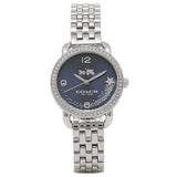 Buy Shop Coach Glitz Blue Dial Silver Steel Strap Watch for Women - 14502693 USA Online