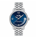 Buy Shop Coach Glitz Blue Dial Silver Steel Strap Watch for Women - 14502693 USA Online