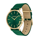 Buy Shop Coach Green Dial Green Leather Strap Watch for Women - 14503383 USA Online