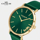 Buy Shop Coach Green Dial Green Leather Strap Watch for Women - 14503383 USA Online