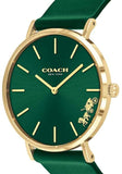Buy Shop Coach Green Dial Green Leather Strap Watch for Women - 14503383 USA Online