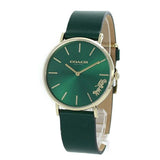 Buy Shop Coach Green Dial Green Leather Strap Watch for Women - 14503383 USA Online