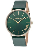 Buy Shop Coach Green Dial Green Leather Strap Watch for Women - 14503383 USA Online