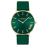 Buy Shop Coach Green Dial Green Leather Strap Watch for Women - 14503383 USA Online