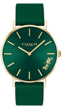 Buy Shop Coach Green Dial Green Leather Strap Watch for Women - 14503383 USA Online