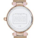 Buy Shop Coach Hayley Mother of Pearl Pink Dial Pink Leather Strap Watch for Women - 14503537 USA Online