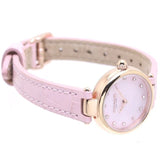 Buy Shop Coach Hayley Mother of Pearl Pink Dial Pink Leather Strap Watch for Women - 14503537 USA Online
