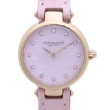 Buy Shop Coach Hayley Mother of Pearl Pink Dial Pink Leather Strap Watch for Women - 14503537 USA Online
