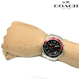 Buy Shop Coach Kent Black Dial Silver Steel Strap Watch for Men - 14602556 USA Online