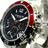 Buy Shop Coach Kent Black Dial Silver Steel Strap Watch for Men - 14602556 USA Online