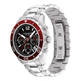 Buy Shop Coach Kent Black Dial Silver Steel Strap Watch for Men - 14602556 USA Online