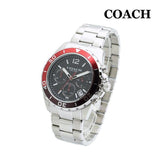 Buy Shop Coach Kent Black Dial Silver Steel Strap Watch for Men - 14602556 USA Online
