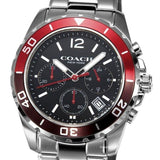 Buy Shop Coach Kent Black Dial Silver Steel Strap Watch for Men - 14602556 USA Online