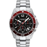 Buy Shop Coach Kent Black Dial Silver Steel Strap Watch for Men - 14602556 USA Online