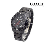Buy Shop Coach Kent Chronograph Black Dial Black Steel Strap Watch for Men - 14602554 USA Online