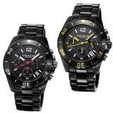 Buy Shop Coach Kent Chronograph Black Dial Black Steel Strap Watch for Men - 14602554 USA Online