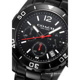 Buy Shop Coach Kent Chronograph Black Dial Black Steel Strap Watch for Men - 14602554 USA Online