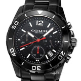 Buy Shop Coach Kent Chronograph Black Dial Black Steel Strap Watch for Men - 14602554 USA Online