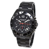 Buy Shop Coach Kent Chronograph Black Dial Black Steel Strap Watch for Men - 14602554 USA Online