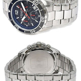 Buy Shop Coach Kent Chronograph Blue Dial Silver Steel Strap Watch for Men - 14602555 USA Online