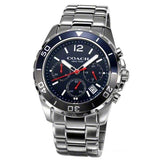 Buy Shop Coach Kent Chronograph Blue Dial Silver Steel Strap Watch for Men - 14602555 USA Online