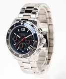 Buy Shop Coach Kent Chronograph Blue Dial Silver Steel Strap Watch for Men - 14602555 USA Online
