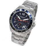 Buy Shop Coach Kent Chronograph Blue Dial Silver Steel Strap Watch for Men - 14602555 USA Online