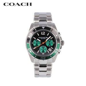 Buy Shop Coach Kent Green Dial Silver Steel Strap Watch for Men - 14602557 USA Online