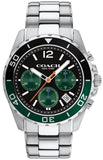 Buy Shop Coach Kent Green Dial Silver Steel Strap Watch for Men - 14602557 USA Online