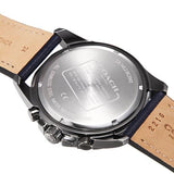 Buy Shop Coach Kent Grey Dial Blue Leather Strap Watch for Men - 14602558 USA Online