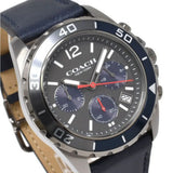 Buy Shop Coach Kent Grey Dial Blue Leather Strap Watch for Men - 14602558 USA Online